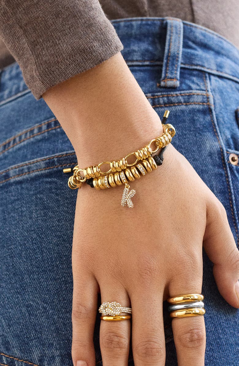 BaubleBar Eileen Link Station Bracelet, Alternate, color,