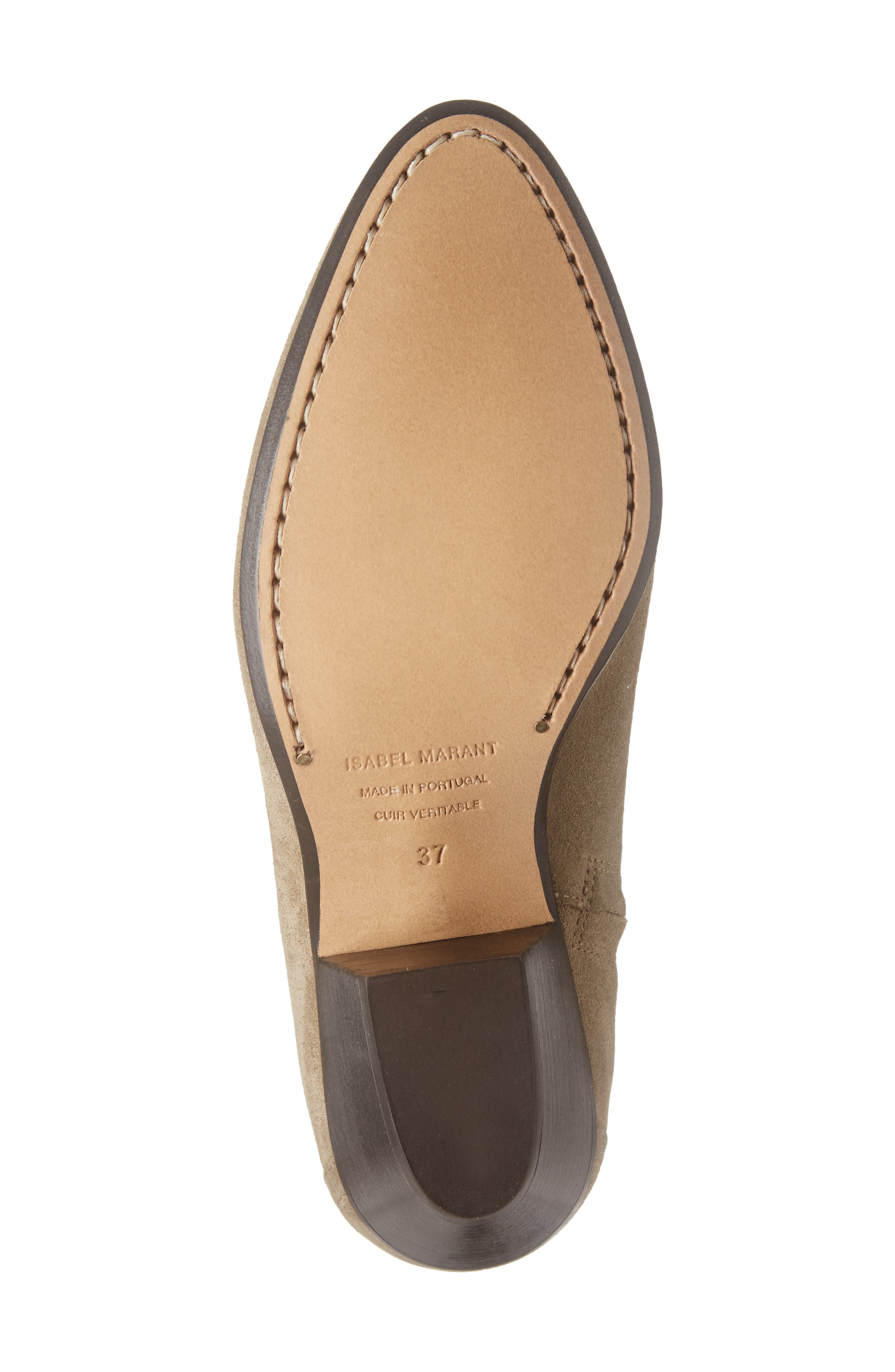 Isabel Marant Dacken Stitch Bootie, Alternate, color, Taupe