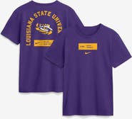 Nike Men's Nike Purple LSU Tigers Primetime Crew T-Shirt