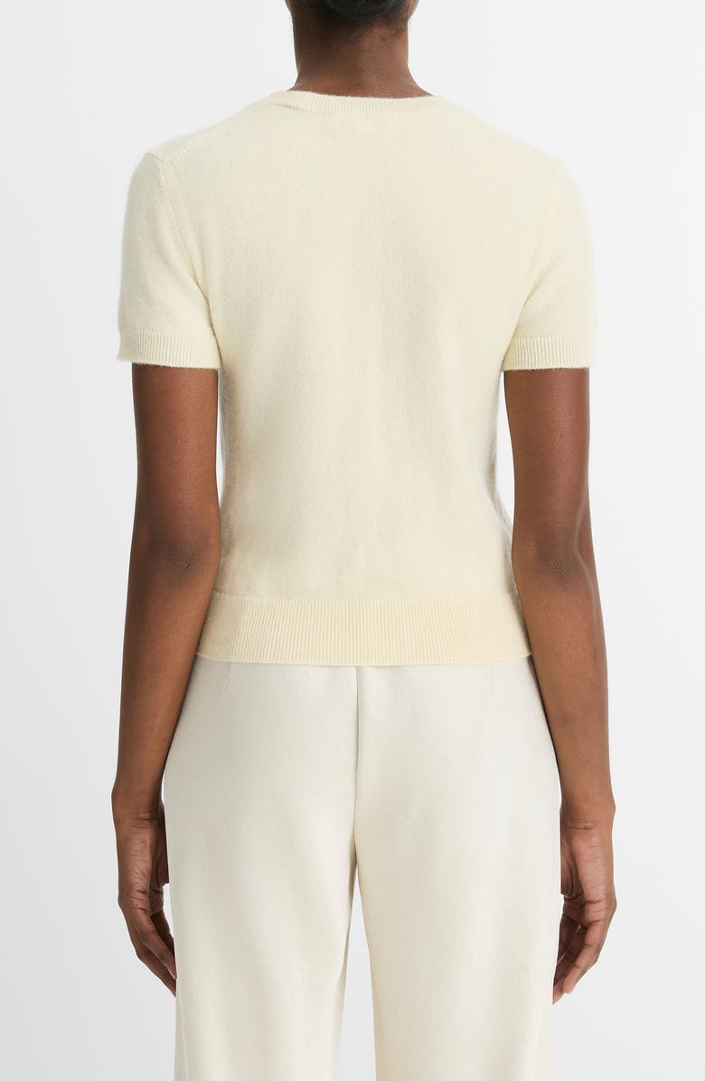 Vince Wool & Cashmere Blend Crewneck Sweater, Alternate, color, Lt Butter