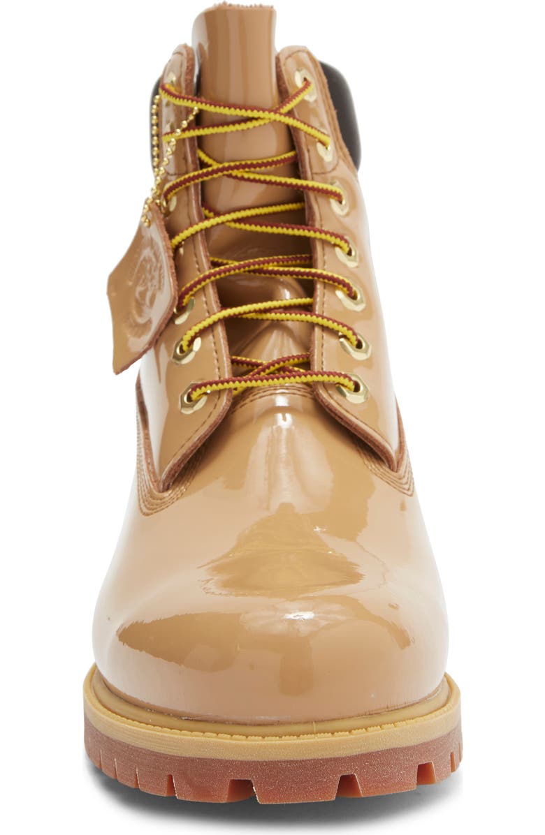 Timberland Premium 6-Inch Waterproof Patent Boot, Alternate, color, Medium Brown Patent Leather