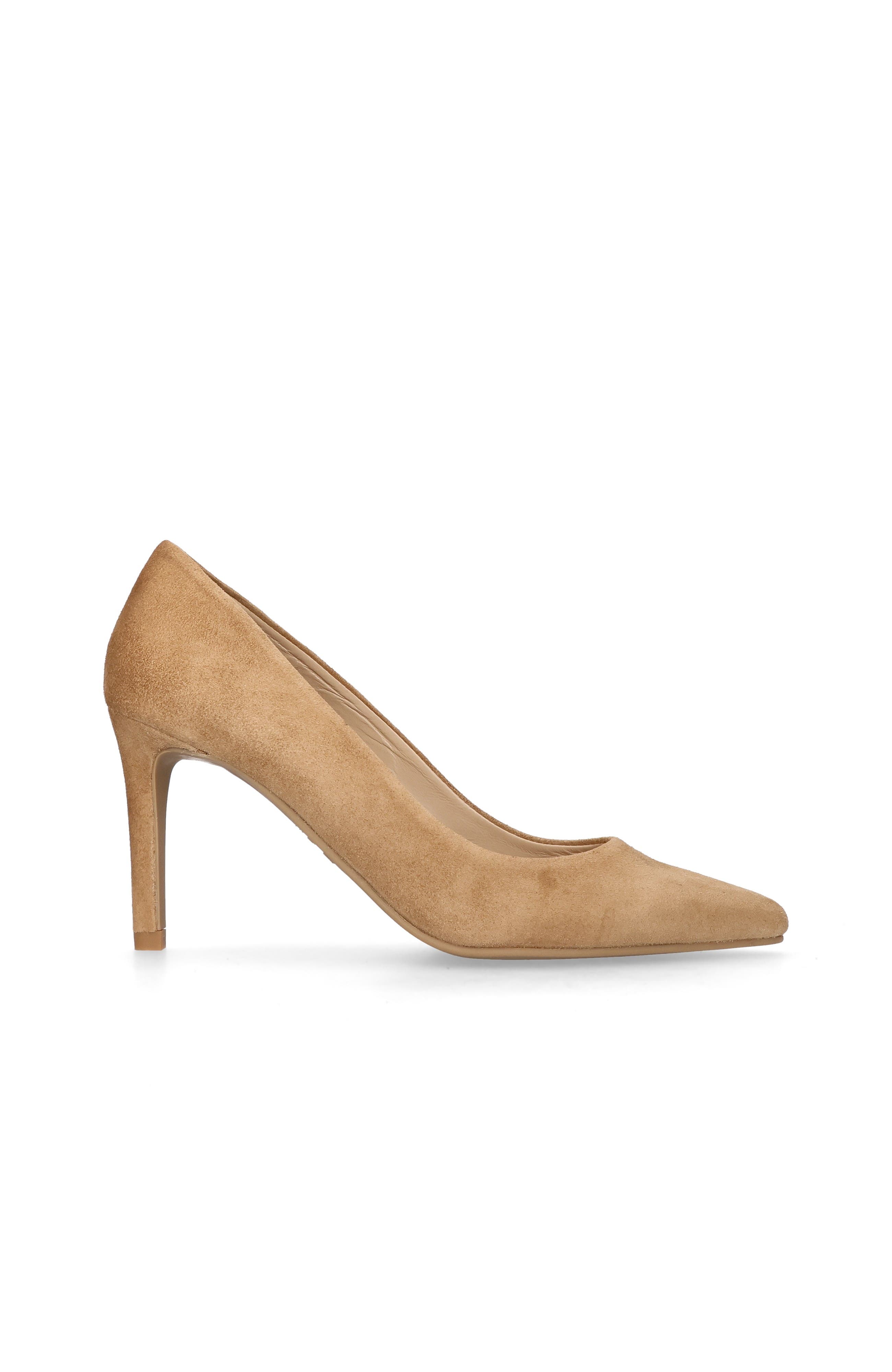 MASCARO Suede Pointed Toe Pump, Alternate, color, Light/Pastel Brown