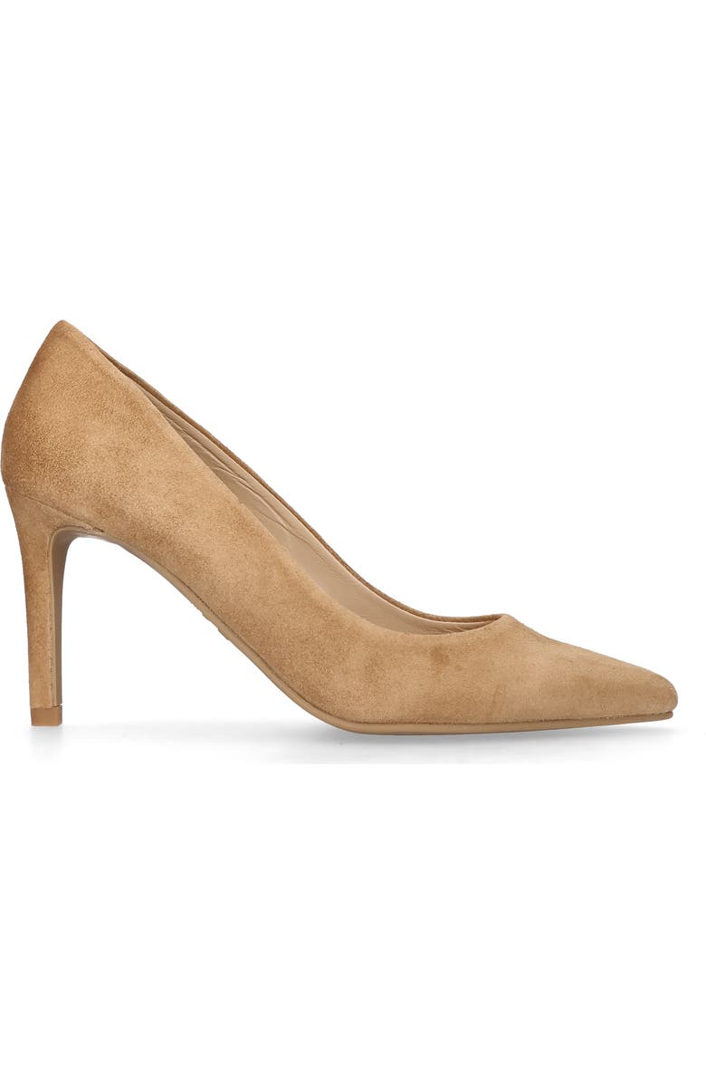 MASCARO Suede Pointed Toe Pump, Alternate, color, Light/Pastel Brown