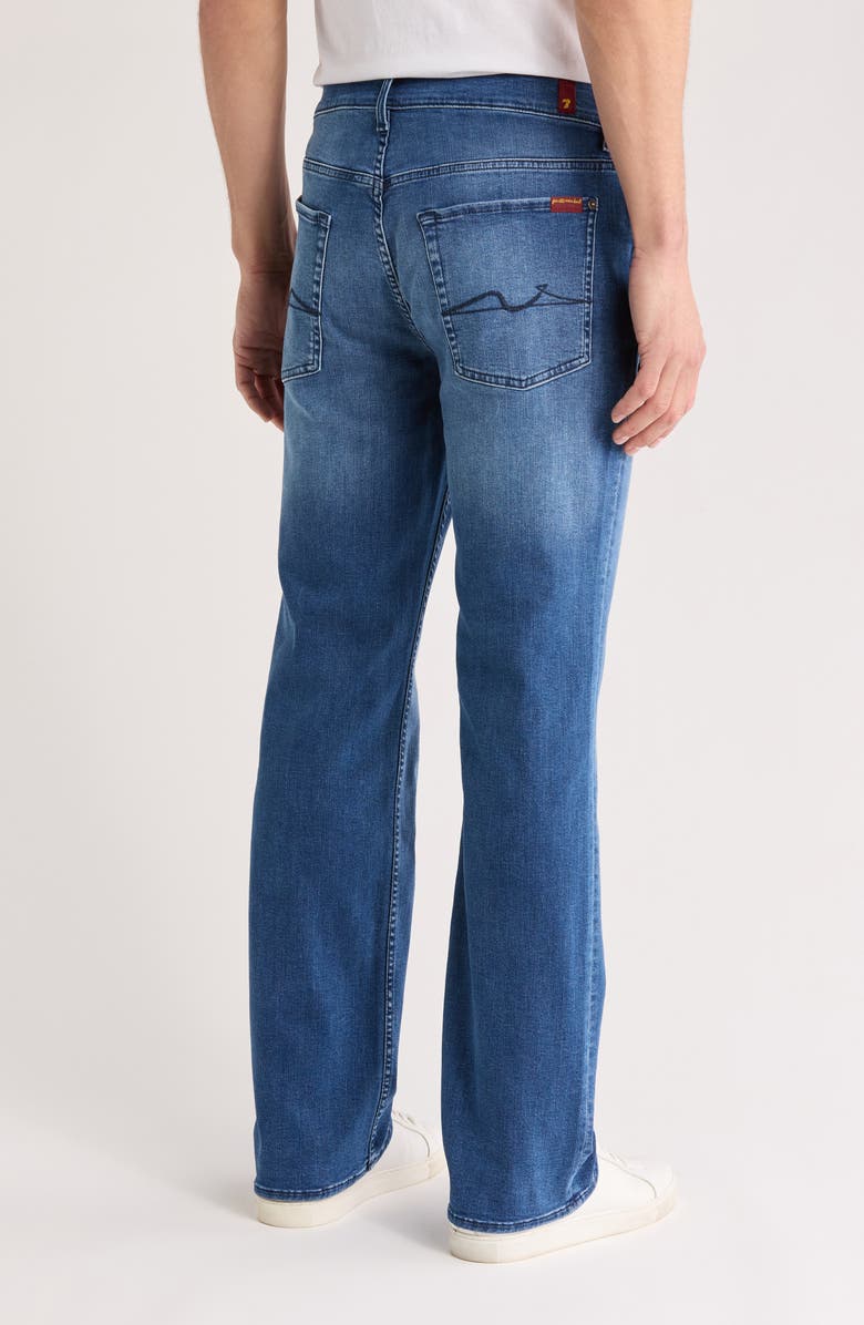 Seven Austyn Squiggle Stretch Straight Leg Jeans, Alternate, color, Berna