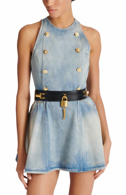 Balmain Sync Leather Belt