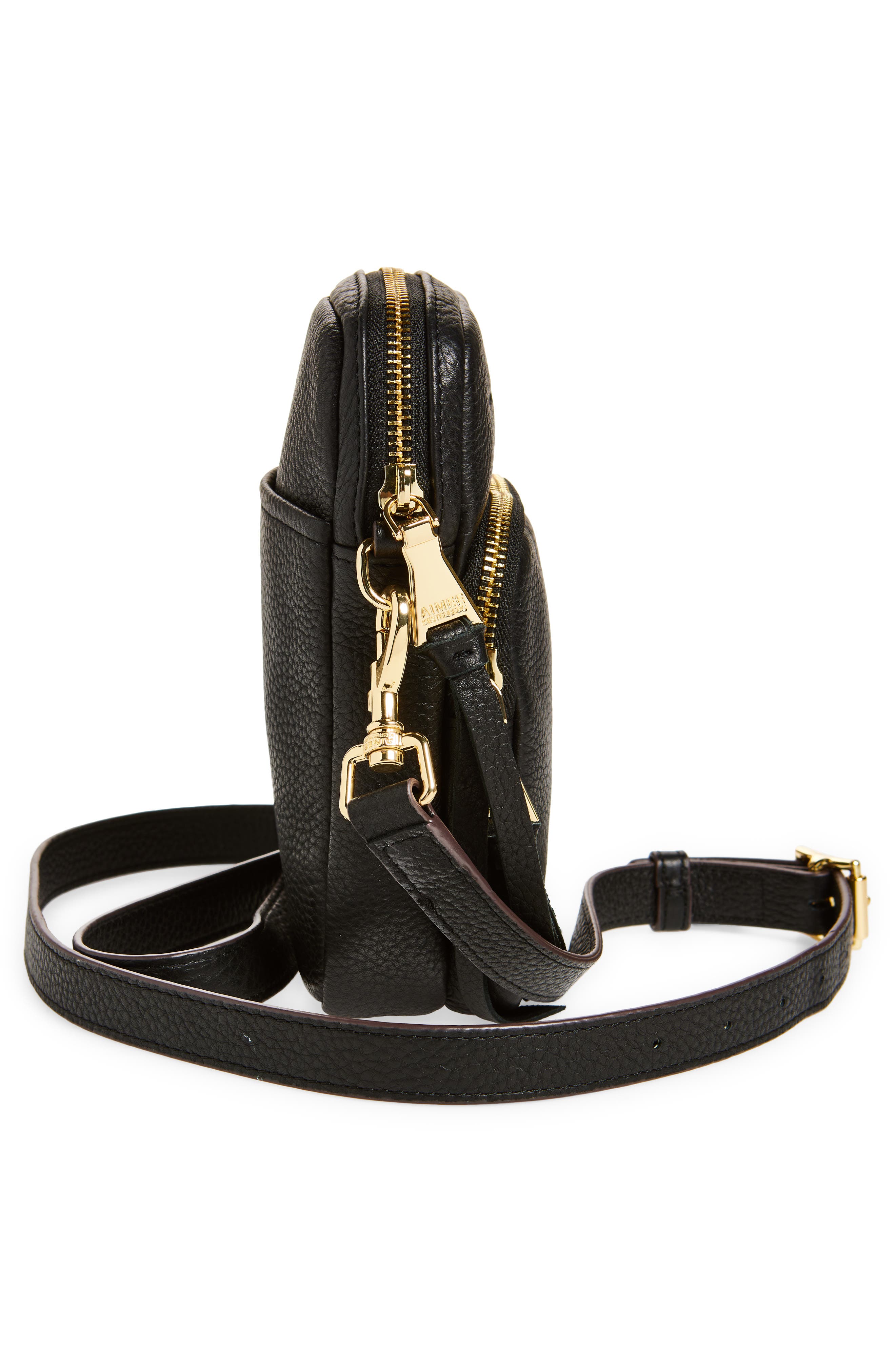 AIMEE Ray Phone Crossbody Bag, Alternate, color, Black
