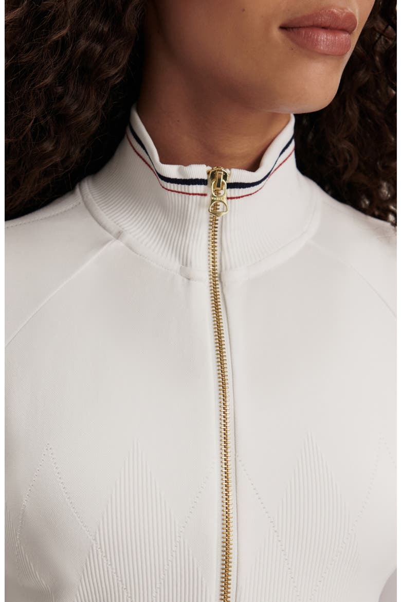 Len Seamless Performance Zip Jacket, Alternate, color, WHITE