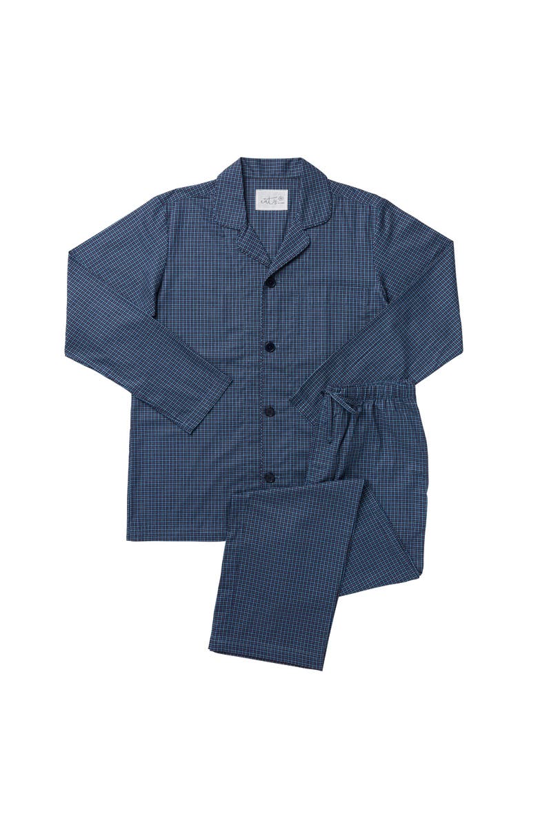 The Cat's Pajamas Men's Flannel Pajama Set, Alternate, color, Lisbon