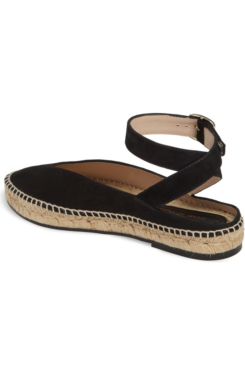 Stuart Weitzman Toga Ankle Wrap Espadrille, Alternate, color,