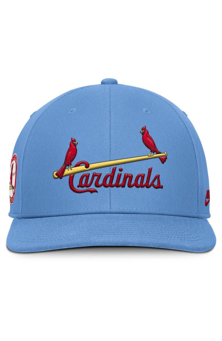 Nike Men's Nike Light Blue St. Louis Cardinals Pro Performance Snapback Hat, Alternate, color, 