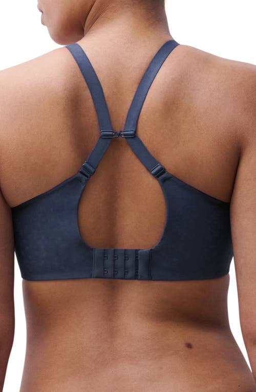 Chantelle Lingerie Comfort Chic Back Smoothing T-shirt Bra In Blue