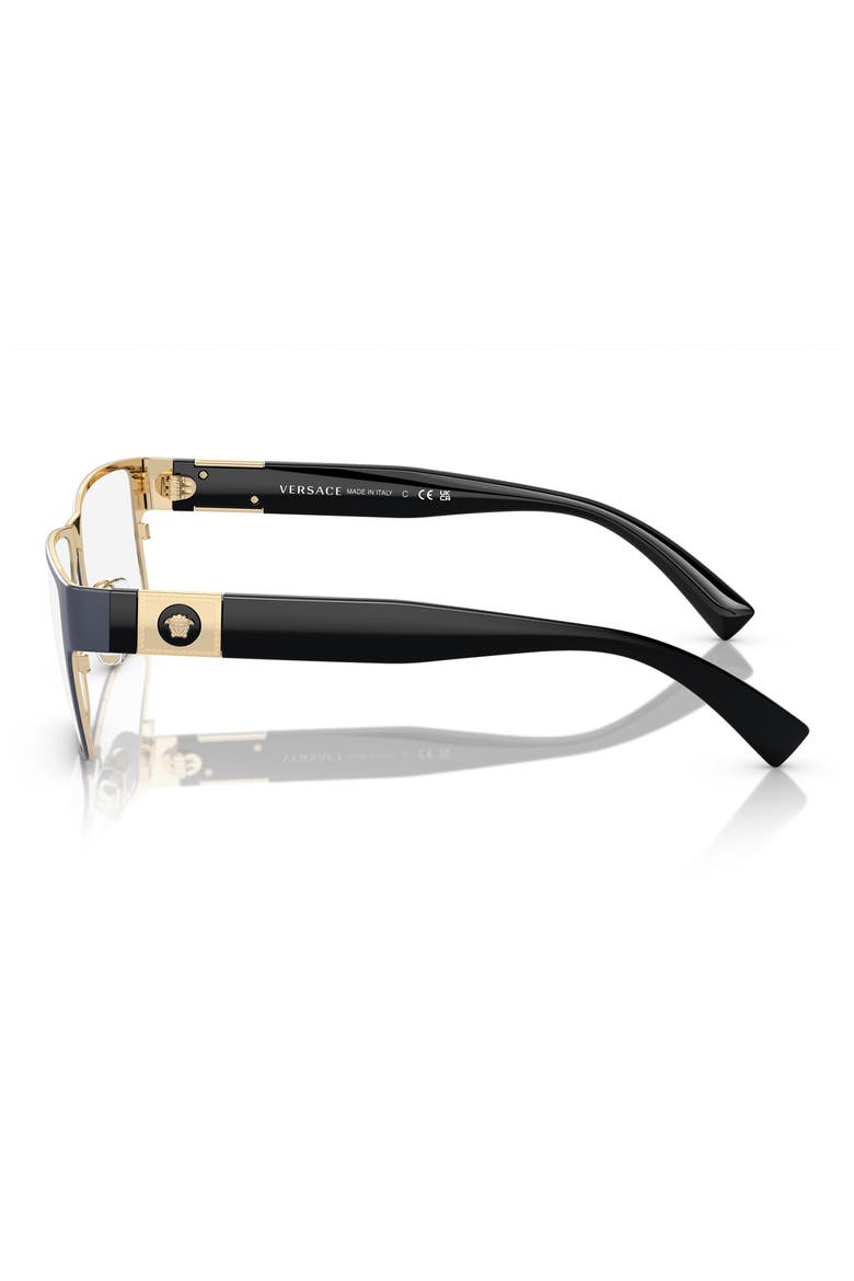 57mm Rectangular Optical Glasses, Alternate, color, BLUE