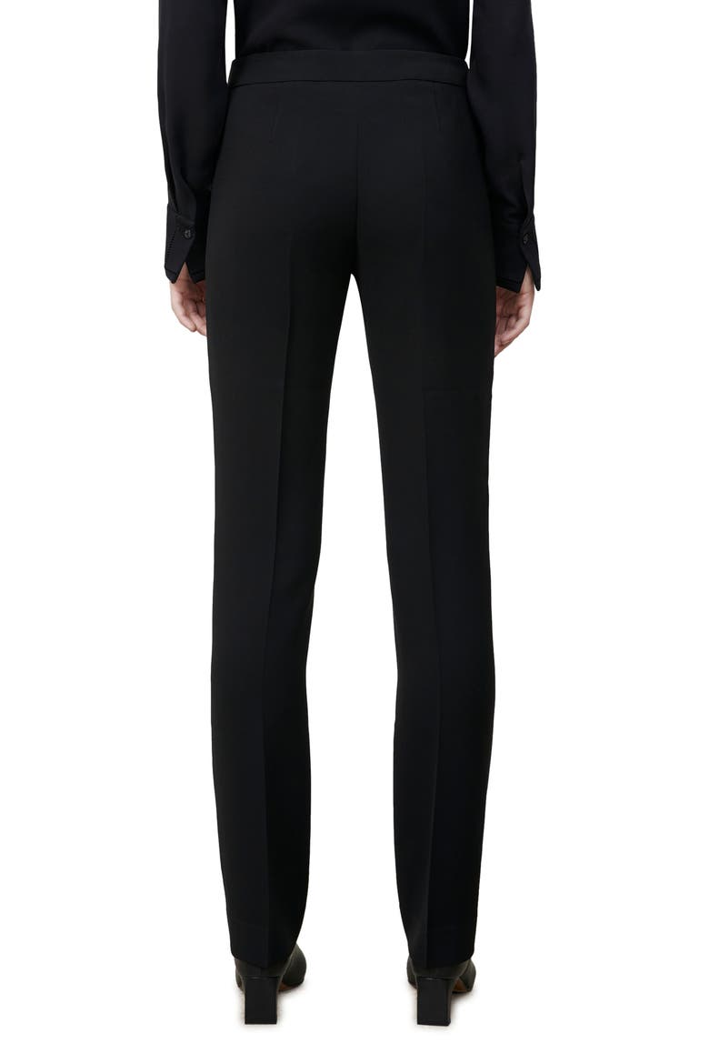 New York Bleecker - Finesse Crepe Pants, Alternate, color, BLACK