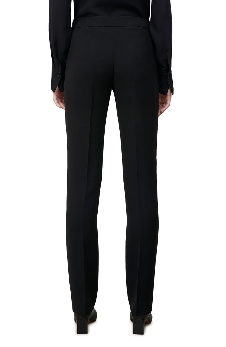 Lafayette 148 New York New York Bleecker - Finesse Crepe Pants, Alternate, color, Black