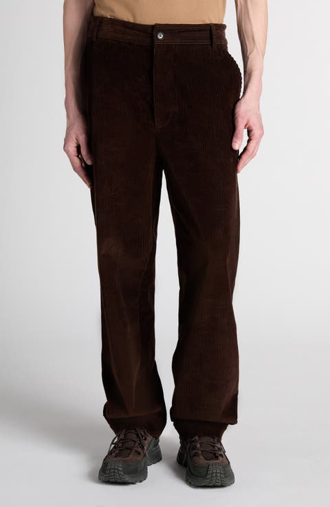 Straight Leg Corduroy Pants
