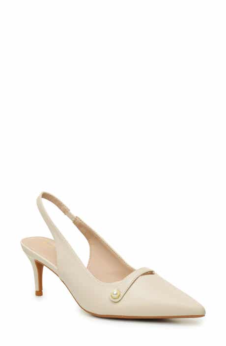 Nicole Miller Pointed Toe Slingback Pump