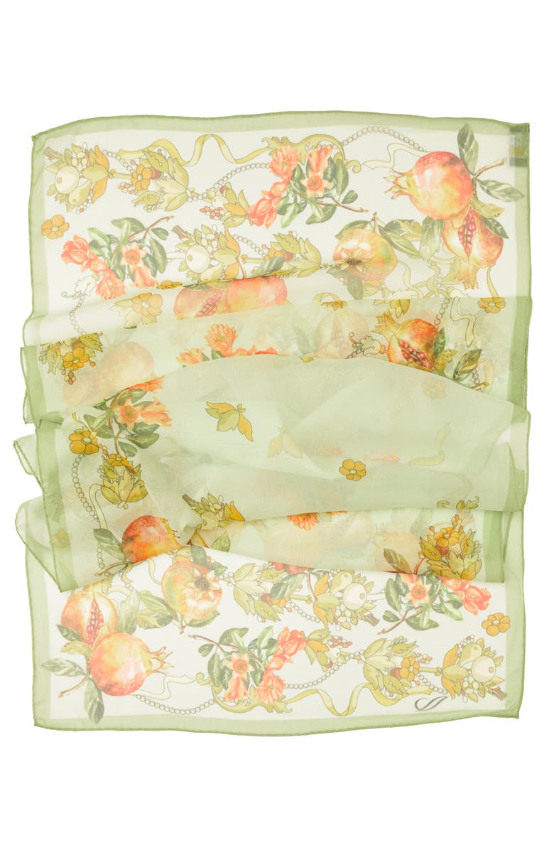 Elizabetta Viviana - Long Silk Scarf for Women, Alternate, color, Mint Green