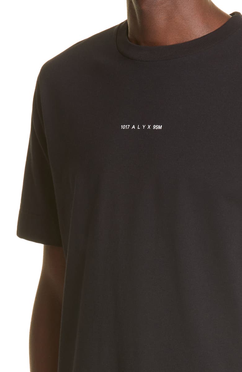 1017 ALYX 9SM Crewneck Logo Back Graphic Tee, Alternate, color,