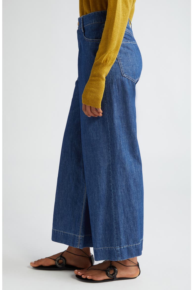 Zendaya Wide Leg Jeans, Alternate, color, CORNFLOWER BLUE
