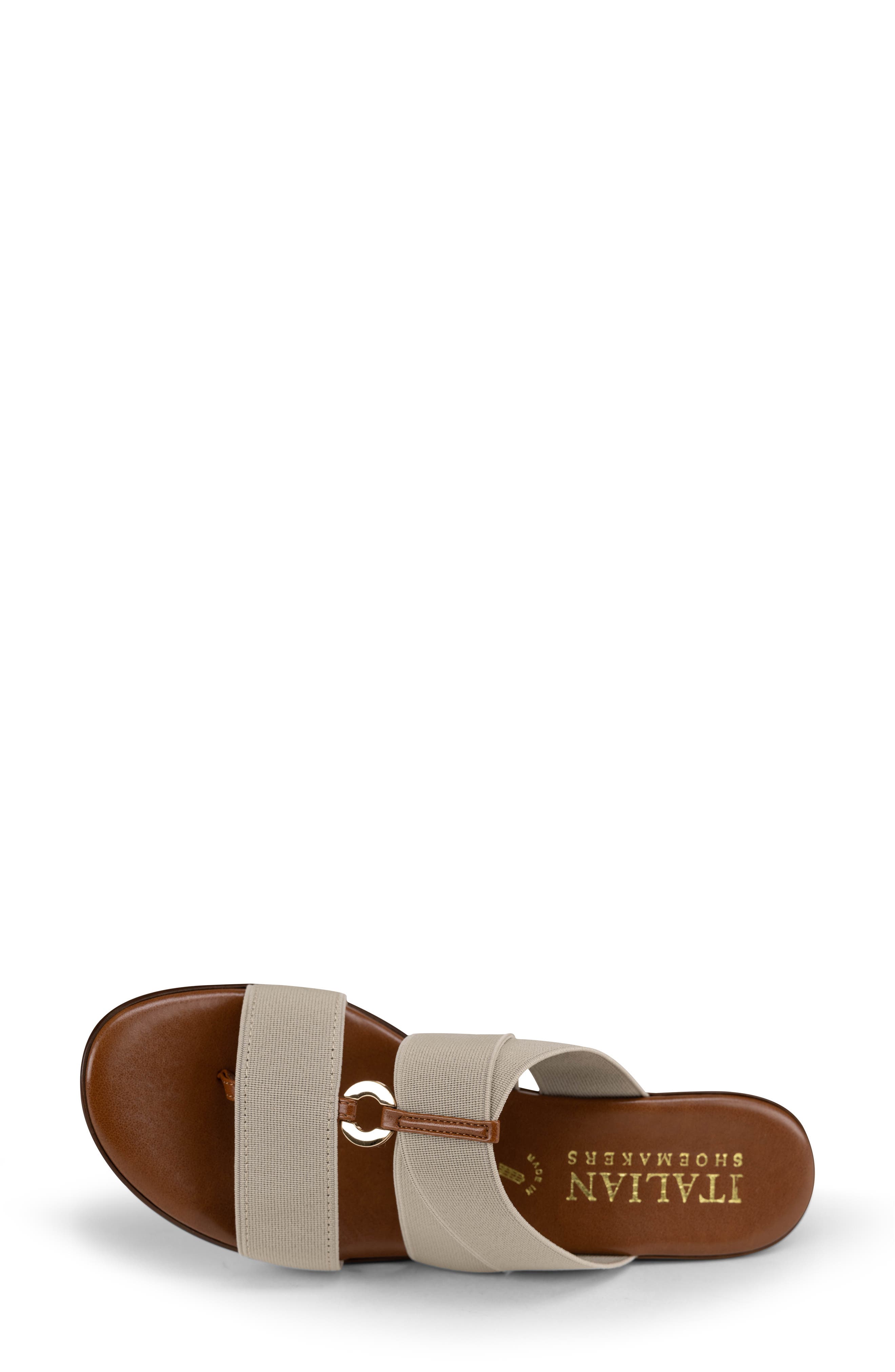 ITALIAN SHOEMAKERS Celsi Wedge Slide Sandal, Alternate, color, Taupe