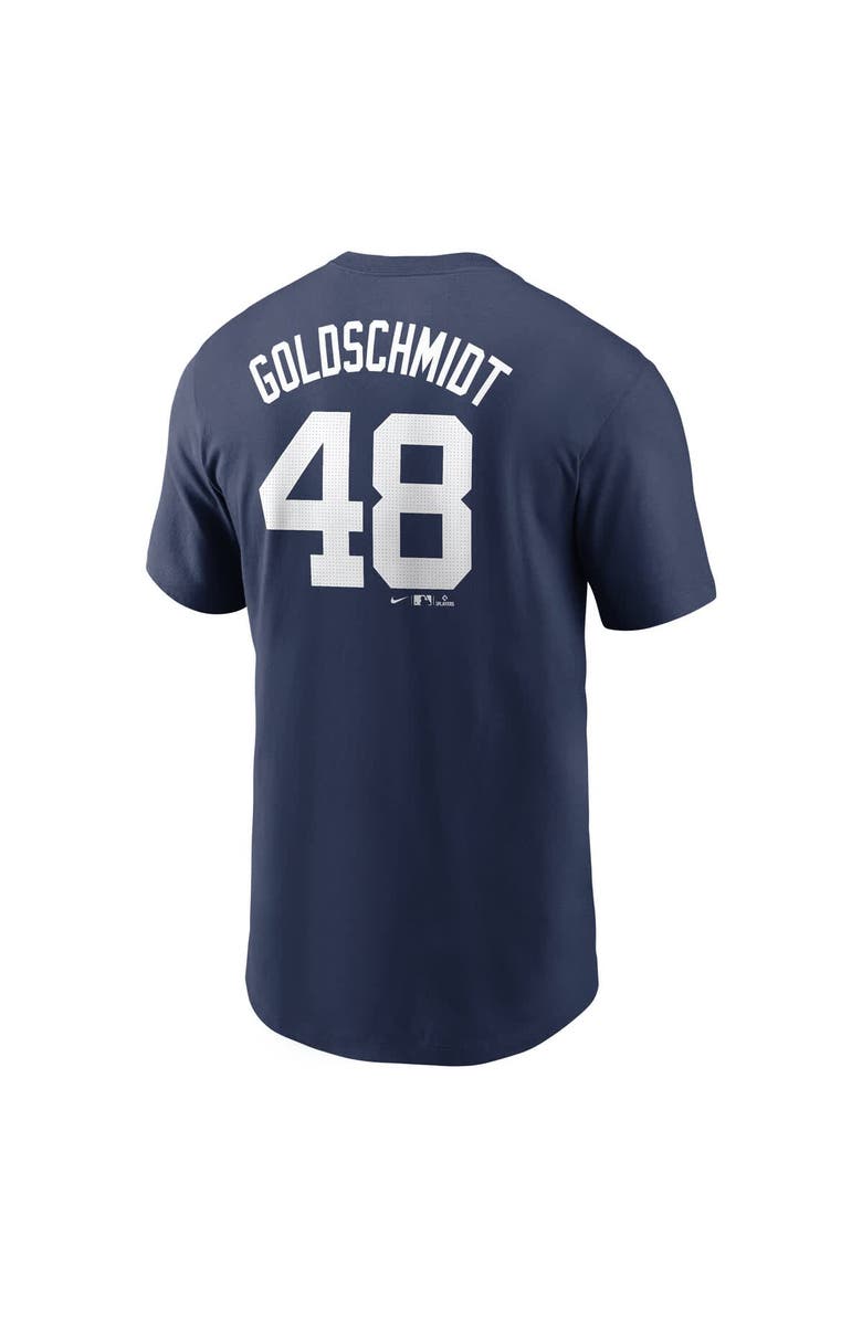Nike Men's Nike Paul Goldschmidt Navy New York Yankees Fuse Name & Number T-Shirt, Alternate, color, Navy