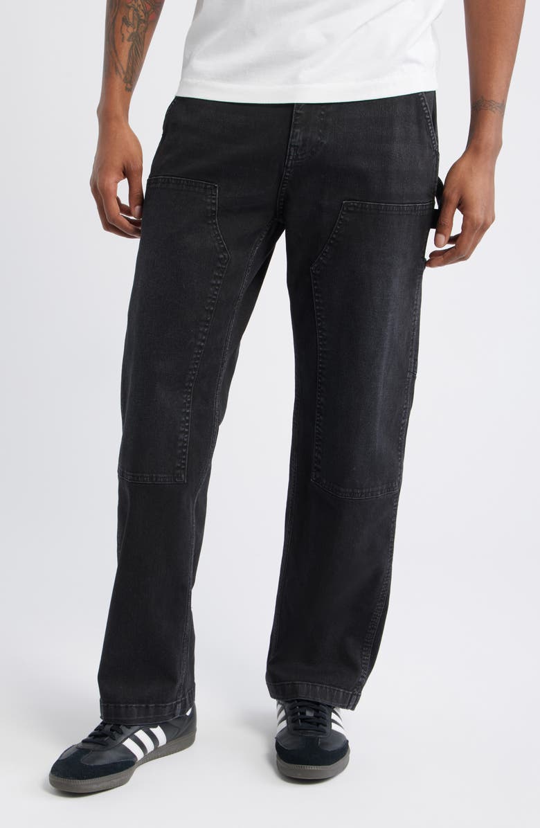 Corridor Stretch Denim Carpenter Jeans, Main, color, Black