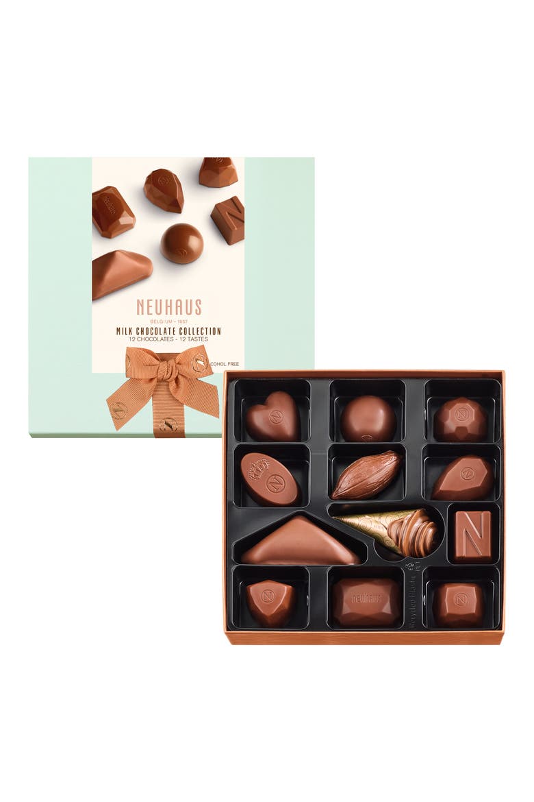 12-Piece Milk Chocolate Collection, Alternate, color, NONE