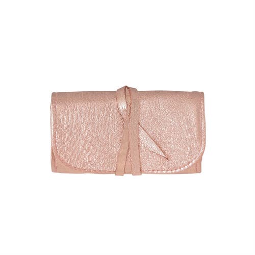 Graphic Image Small Jewelry Roll in Rose Gold at Nordstrom