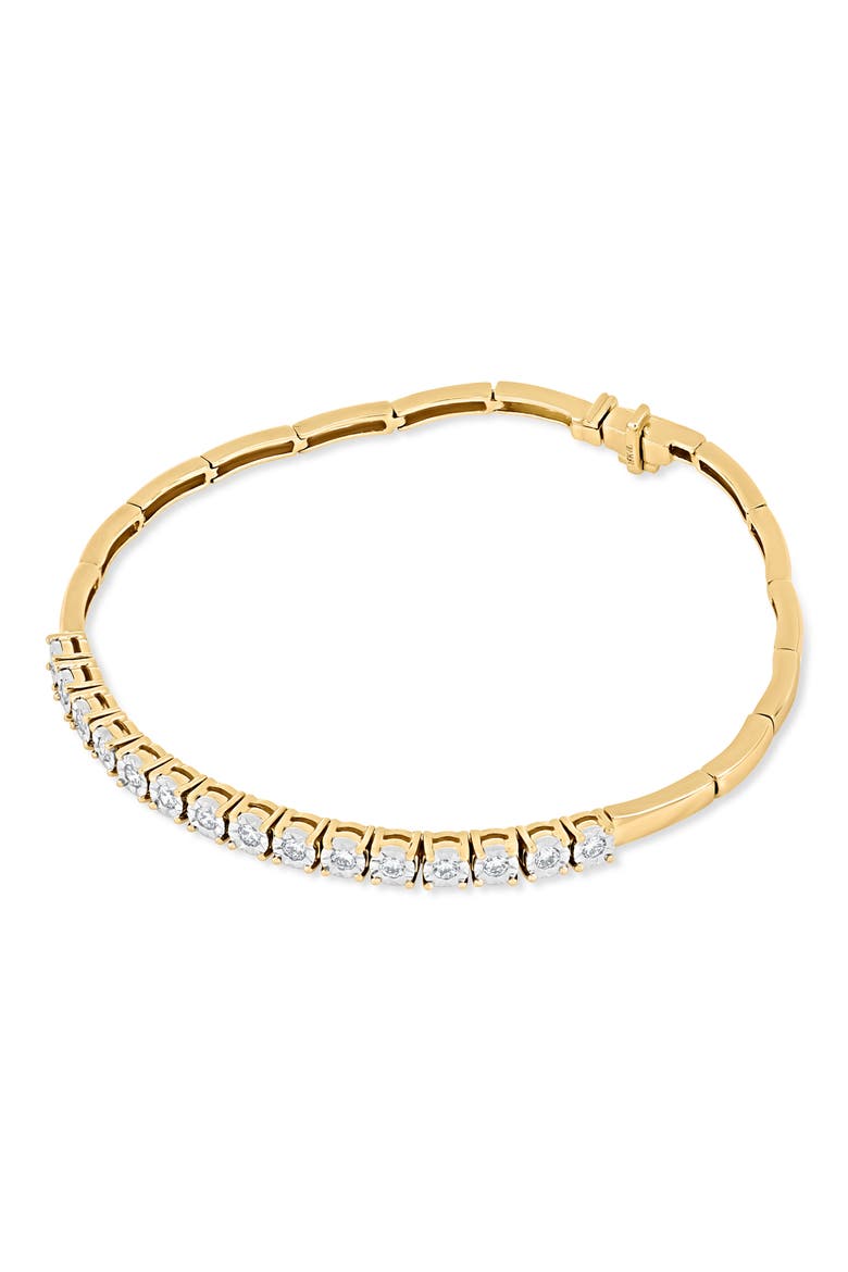 18K Gold Audrey Diamond Line Bracelet (Online Trunk Show), Alternate, color, 18K YELLOW GOLD