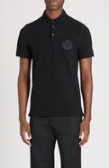 Dolce&Gabbana Logo Crest Cotton Piqué Knit Polo