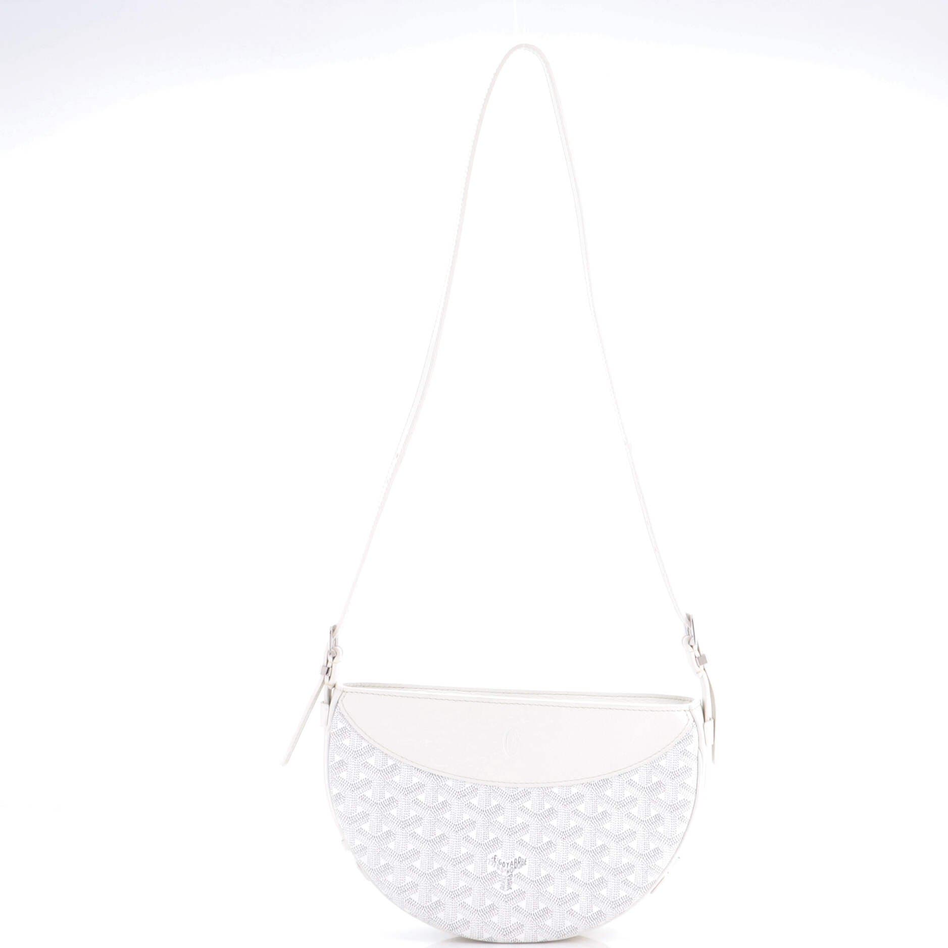 Pre-Owned Goyard Hirondelle Shoulder Bag Coated Canvas and Leather, Main, color, 