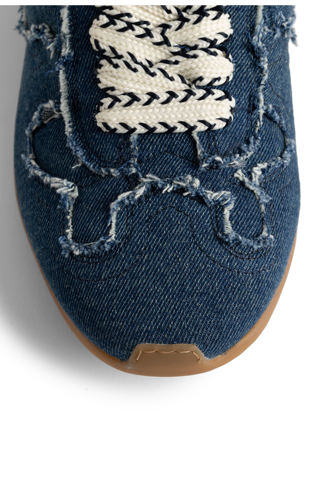 Zadig & Voltaire ZV Denim Dance Sneaker, Alternate, color, Silent