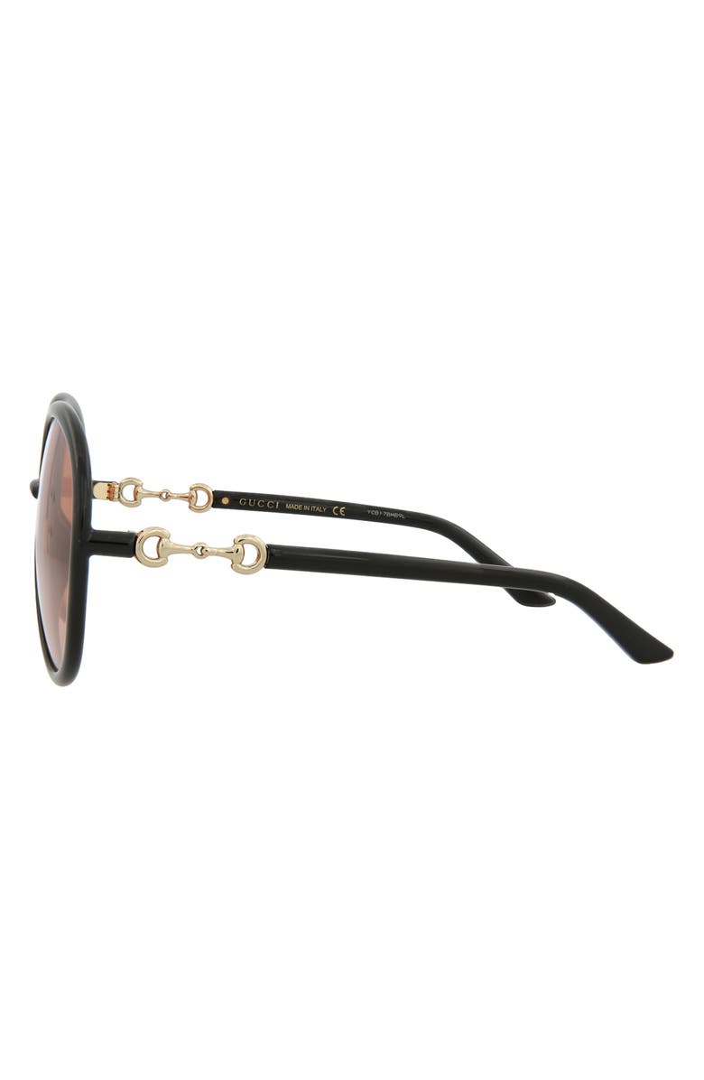 Gucci 61mm Oval Sunglasses, Alternate, color,