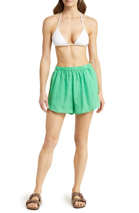 Tallows Linen Cover-Up Shorts