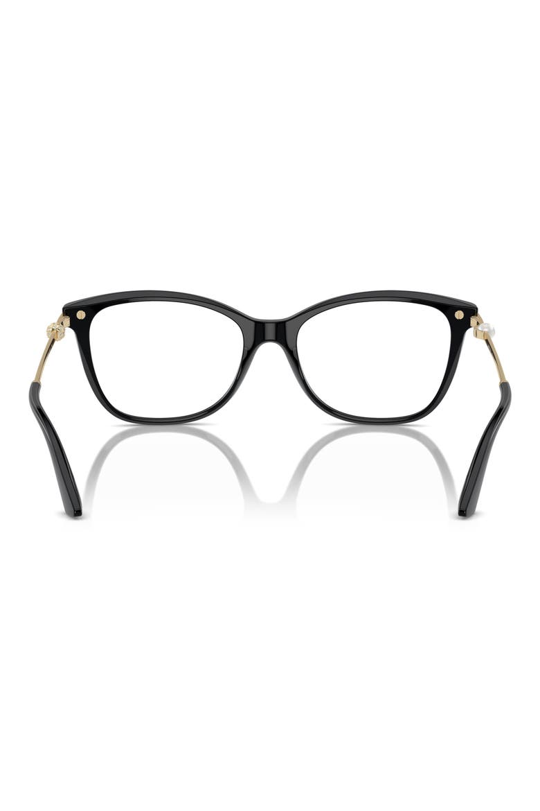 54mm Pillow Optical Glasses, Alternate, color, BLACK / DEMO LENS