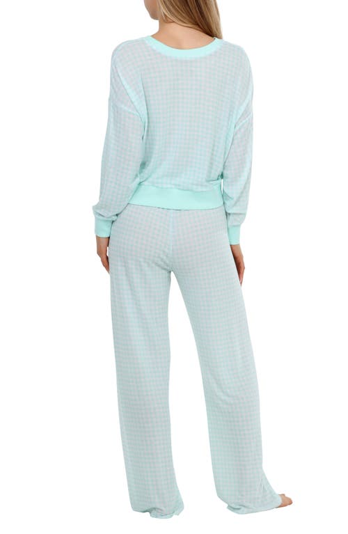 Honeydew Star Seeker Pajamas In Meadow Gingham
