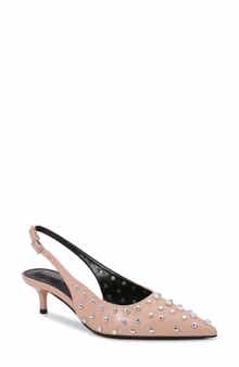 BERNESS Carlina Kitten Heel Slingback Pump