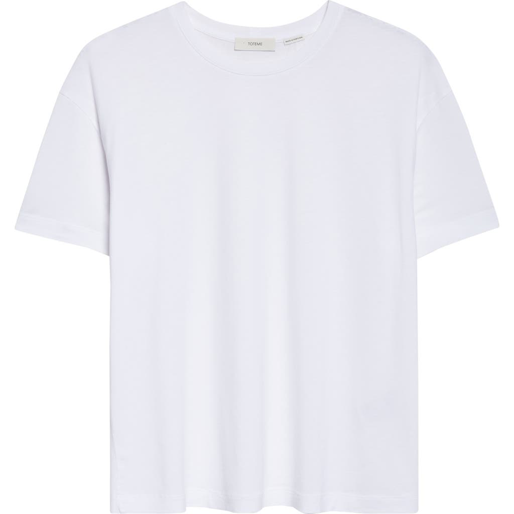 Totême Toteme Classic Crewneck T-shirt In White