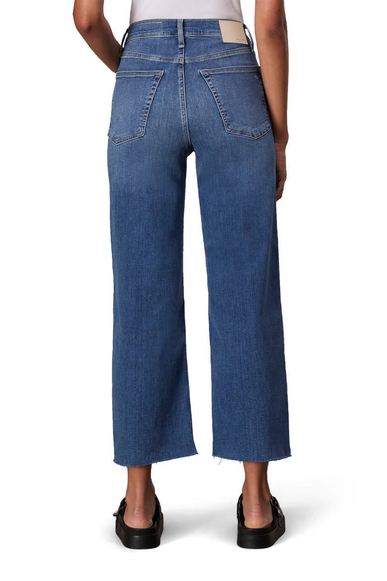 Epic Andi Raw Hem High Waist Ankle Wide Leg Jeans, Alternate, color, SCOUT