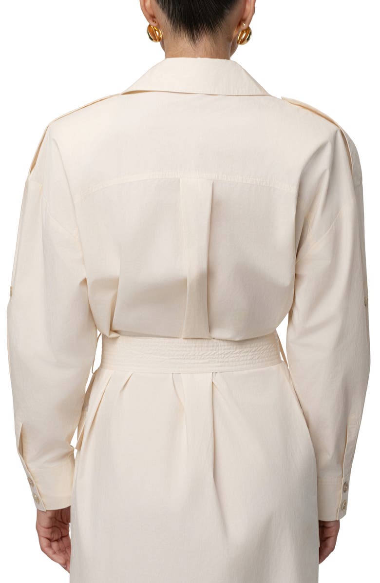 JLUXLABEL Harbor Shore Maxi Shirtdress, Alternate, color, Cream