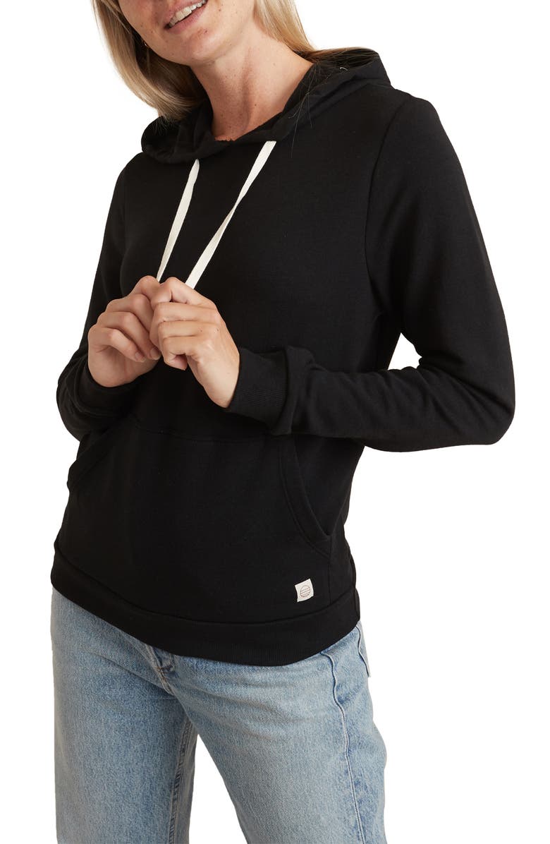 Marine Layer Sunset Hoodie, Alternate, color, Black