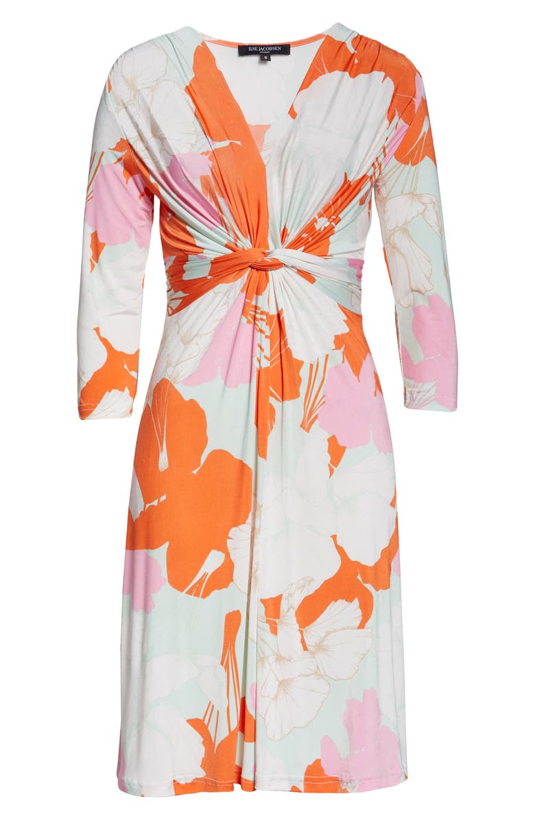 Ilse Jacobsen Floral Twist Front Dress, Alternate, color,