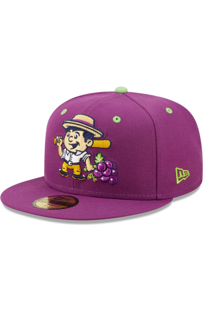New Era Men's New Era Purple Viñeros de Tri-City Copa De La Diversion 59FIFTY Fitted Hat, Main, color, Purple