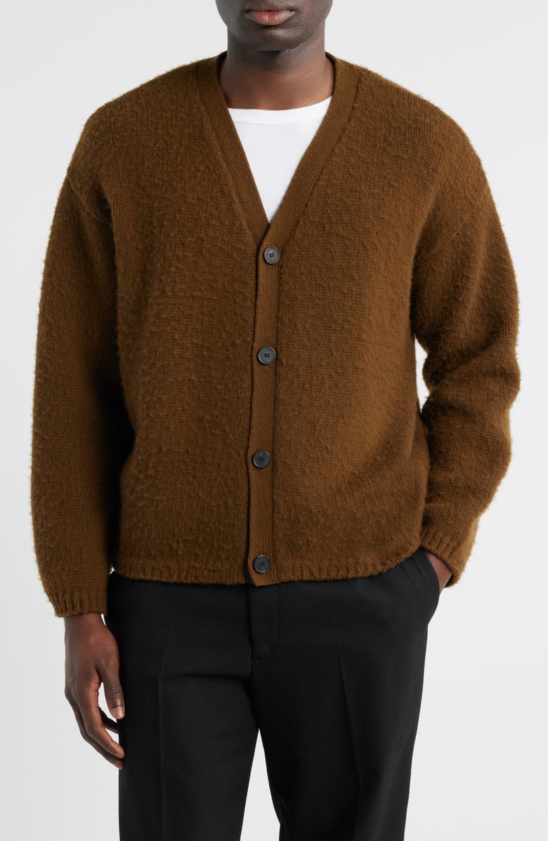 FRAME Brushed Cashmere Cardigan, Alternate, color,