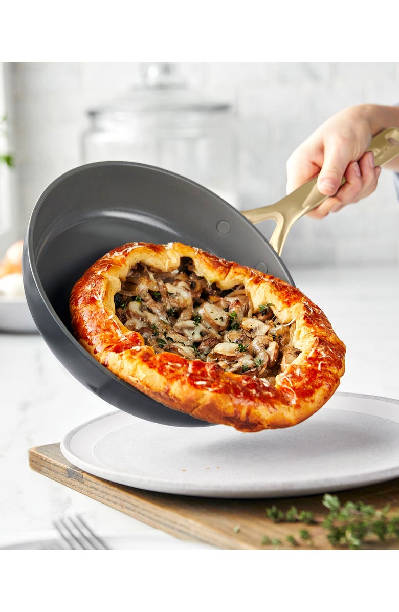 GreenPan GP5 Infinite8 11-Piece Anodized Aluminum Ceramic Nonstick Cookware Set with Champagne Handles, Alternate, color, Slate