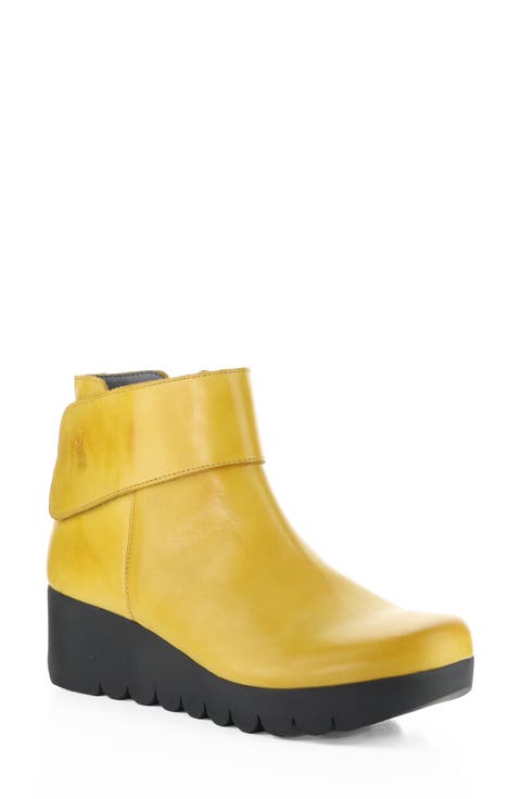Vube Platform Wedge Bootie