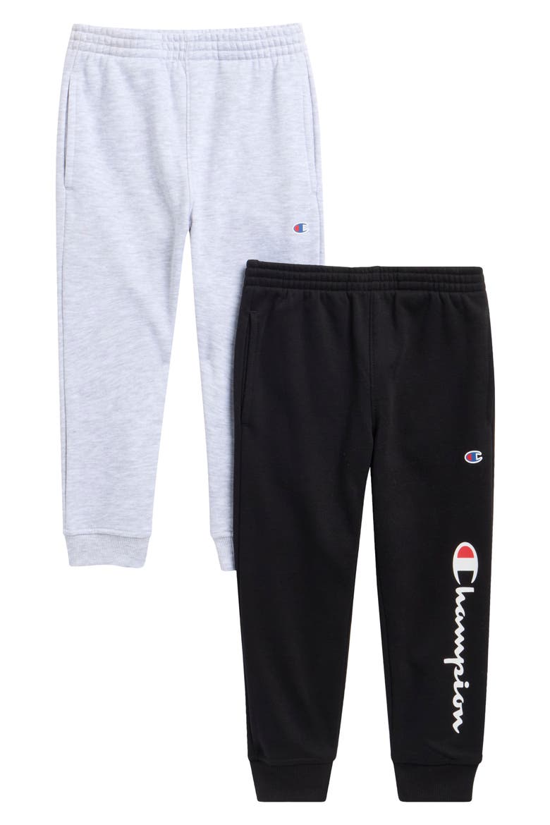 Kids' Assorted 2-Pack Joggers, Main, color, BLACK ONYX