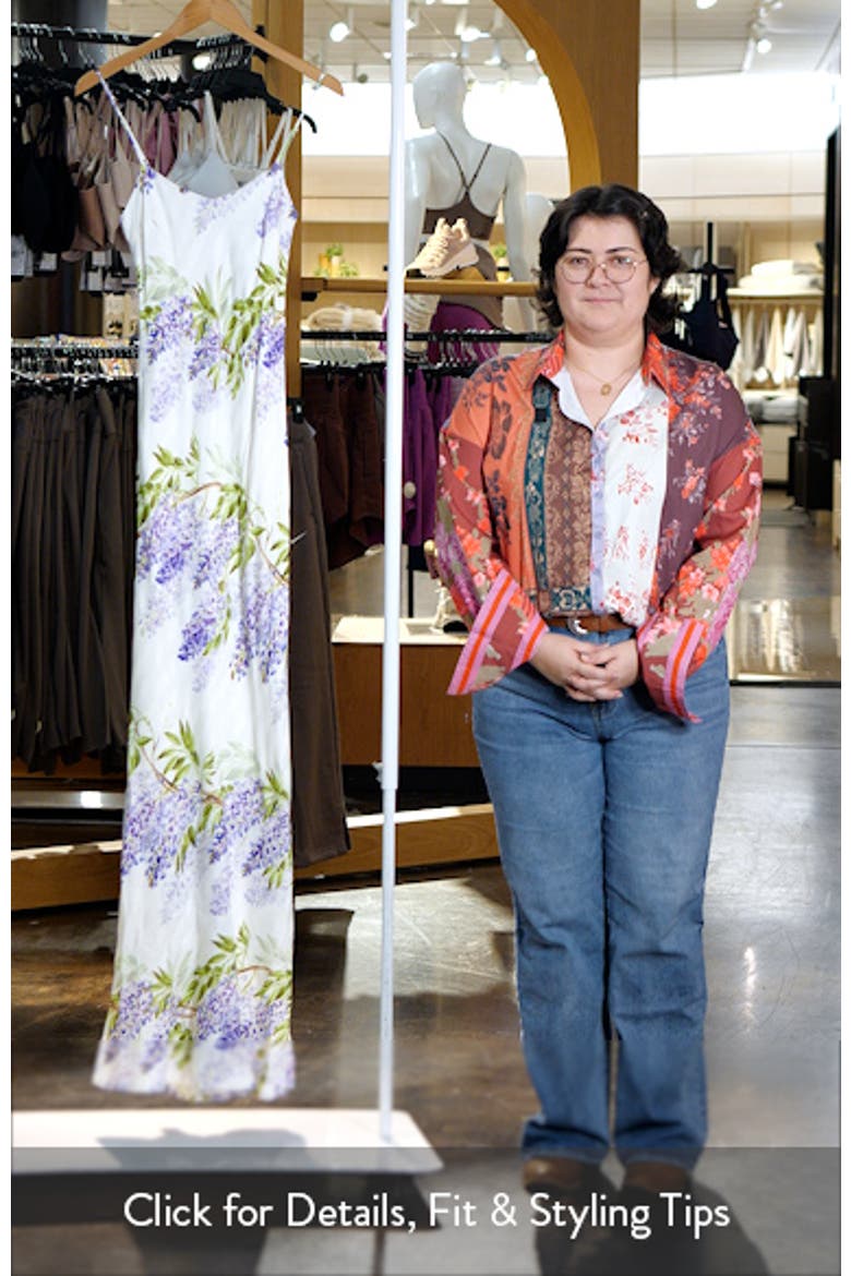 Juliette Floral Maxi Slipdress video