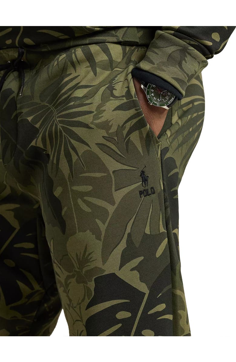 Polo Ralph Lauren Big & Tall Palm-Camo Double-Knit Joggers, Alternate, color, Palm Cove Camo