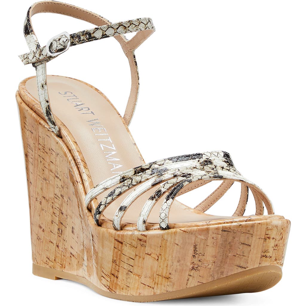 Stuart Weitzman Soirée Wedge Platform Sandal